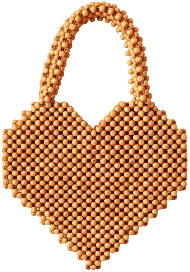 the sak wood bead purse