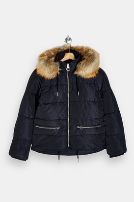 topshop navy jacket