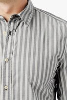 Thumbnail for your product : 7 For All Mankind Vertical Stripe Shirt In Used Black