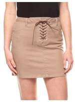 Thumbnail for your product : Dex Lace-Up Mini Pencil Skirt