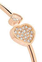 Thumbnail for your product : Chopard Happy Hearts 18-karat Rose Gold Diamond Cuff