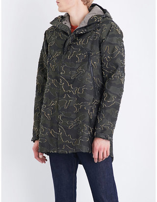 C.P. Company Camouflage jacquard parka jacket