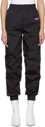 Fendi Black Nylon Track Pants