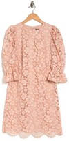 Thumbnail for your product : Vince Camuto Lace Balloon Ruffle Bell Sleeve Shift Dress