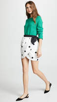 Thumbnail for your product : Cynthia Rowley Polka Dot Tulip Wrap Skirt
