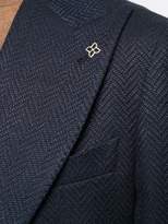 Thumbnail for your product : Tagliatore patterned double breasted blazer