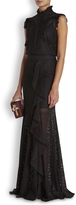 Thumbnail for your product : Erdem Seska black perforated top