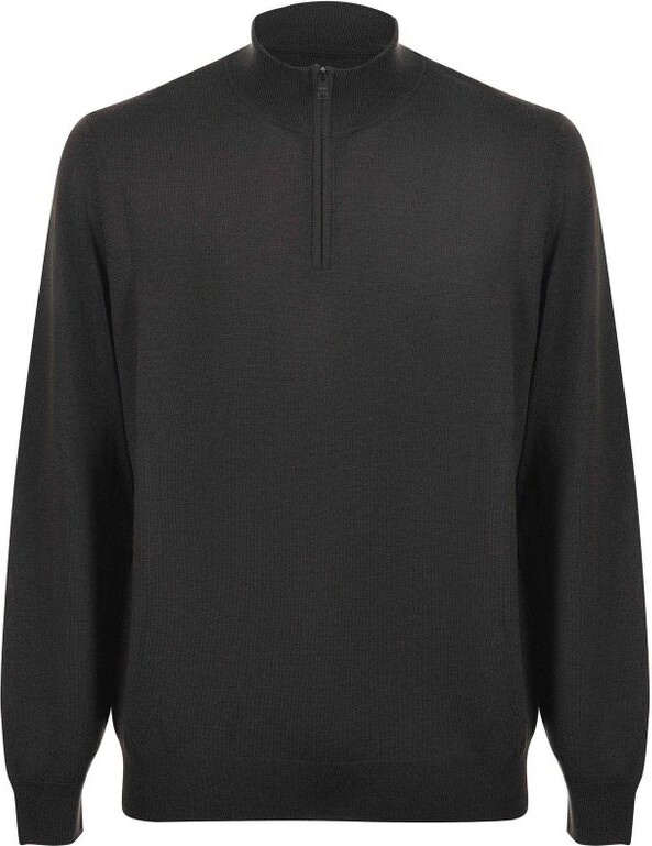 Boss Hugo Boss Half-Zip Knitted Jumper