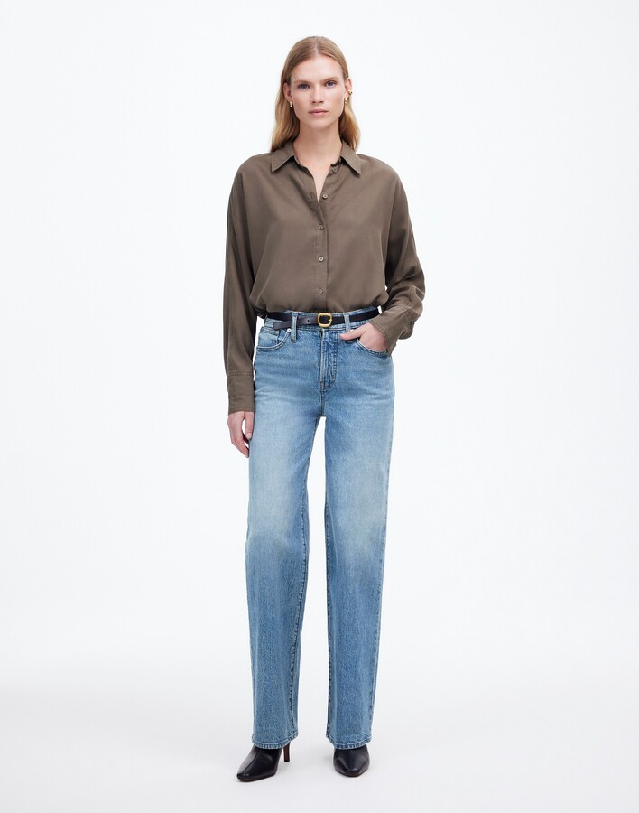 Madewell The Petite Perfect Vintage Wide-Leg Jean in Enmore Wash