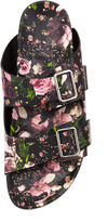 Thumbnail for your product : Givenchy Floral Double-Strap Footbed Sandal, Rose