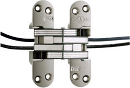 SOSS 4.63'' H x 1.13'' W Power Transfer Invisible/Concealed Single Door Hinge