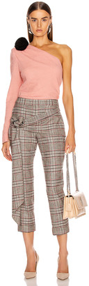 Hellessy Pierre Pant in Charcoal & Red | FWRD