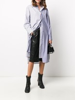 Thumbnail for your product : Juun.J Striped-Print Shirt Dress