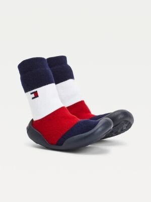 Tommy Hilfiger Knitted Signature Slipper Sock Boots - ShopStyle