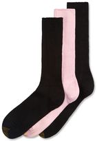 Thumbnail for your product : Gold Toe Men's Cotton Breast Cancer Socks 3-Pack