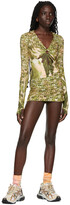 Thumbnail for your product : Collina Strada SSENSE Exclusive Green Sport Skirt