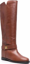 Thumbnail for your product : Via Roma 15 Saint Barth knee-high boots