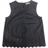 Thumbnail for your product : Whistles Black Leather Top
