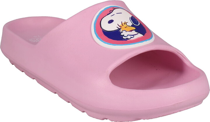 Snoopy by Peanuts Womens Slide Sandal