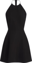 Thumbnail for your product : Halston Davina Rhinestone Fit-&-Flare Halter Mini Dress