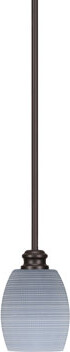 Toltec Lighting Edge Stem Hung Mini Pendant With 5\