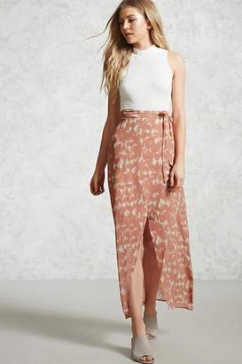 Forever 21 Abstract Print Maxi Skirt