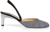 Thumbnail for your product : Paul Andrew Mercury Grey Suede Slingback Celestine Pumps