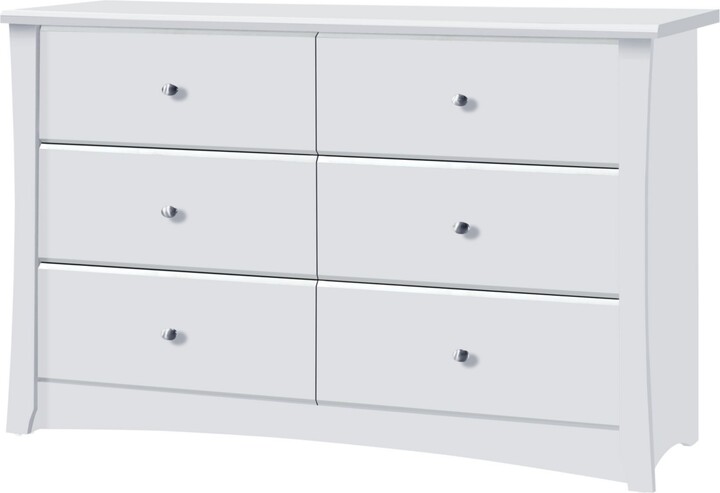 Stork Craft Storkcraft Crescent 6 Drawer Double Dresser