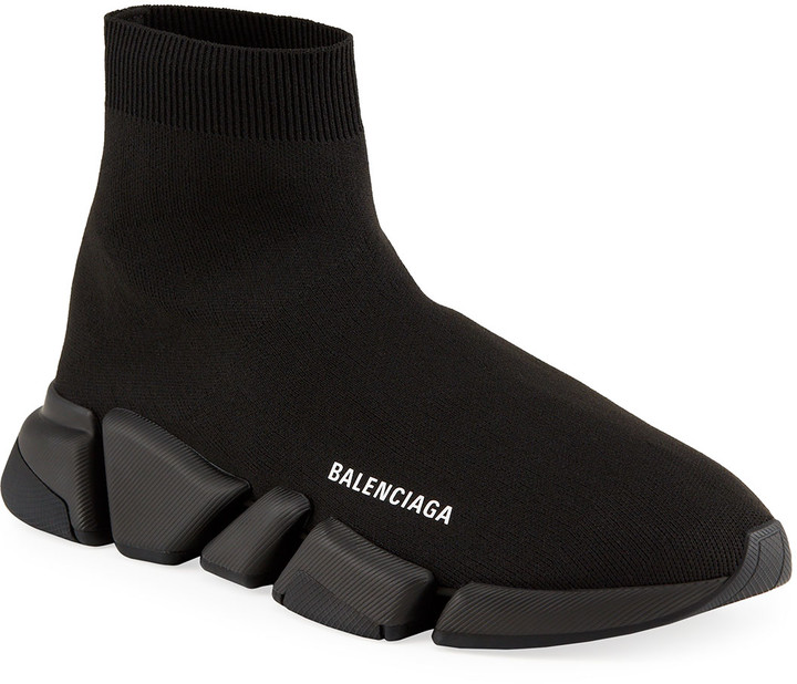 all black balenciaga sock sneakers