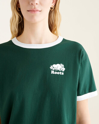Roots Womens Organic Relaxed Cooper Ringer T-shirt
