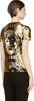 Thumbnail for your product : Versus Black & Gold Signature Graphic T-Shirt