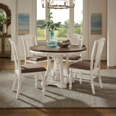 Laurel Foundry Modern Farmhouse Harry 4 - Person Counter Height Dining Set