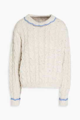 Shrimps Jerry donegal cable-knit sweater