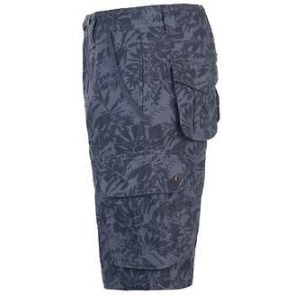 Soul Cal SoulCal Mens Floral Cargo Shorts Pants Trousers Bottoms Cotton Zip Print