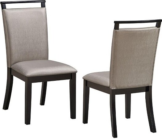 Kings Brand Furniture KingsBrandFurnitureAustinUpholsteredDiningRoomSideChairsSetof2Gray/Cappuccino