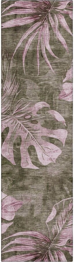 Addison Rugs Chantille Machine Washable Indoor/Outdoor Abstract ACN1887 Brown 2 ft. 3 in. x 7 ft. 6 in. Runner Rug