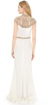 Thumbnail for your product : Reem Acra Silk Crepe Gown