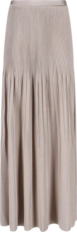 Giorgio Armani Pleated Oversized Skirt