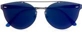 Thumbnail for your product : RetroSuperFuture Tuttolente Giaguaro Infrared aviator sunglasses