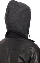 Thumbnail for your product : R 13 Women's Leather "Flight" Hooded Jacket