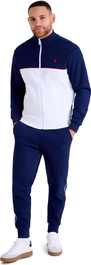 U.S. Polo Assn. Men's Modern Sport Jogger Pants with Piping