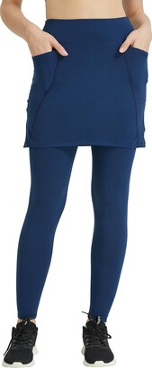 HOKOYI Women 20 Athletic Knee Length Skirt with Leggings Attached