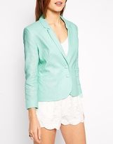 Thumbnail for your product : ASOS Linen Tailored Blazer