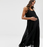 pleated crop top jumpsuit