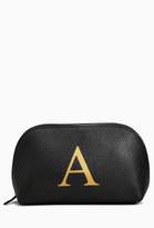 Thumbnail for your product : Next Womens Black Large Initial Cosmetic Bag