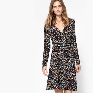 La Redoute Collections Floral Print Wrapover Dress