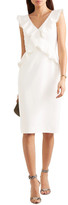 Thumbnail for your product : Jason Wu Lace-trimmed Crepe Dress