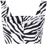 Thumbnail for your product : Dolce & Gabbana Zebra Print Bustier Top