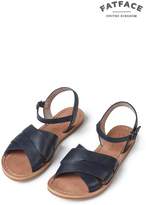 Thumbnail for your product : Next Womens FatFace Navy Exton Leather Flat Sandal
