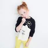 Thumbnail for your product : J.Crew Girls' dreamy cat popover sweater